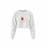 Tomato Crop Sweatshirt — Beyaz — Ön baskı