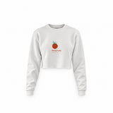 Tomato Crop Sweatshirt — Beyaz — Ön baskı