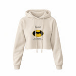 Gay Test - Batman Crop Hoodie — Krem — Ön baskı