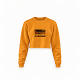 Champions Last Supper Crop Sweatshirt — Turuncu — Ön baskı