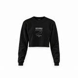 Türkiye Grand Prix Crop Sweatshirt — Siyah — Ön baskı