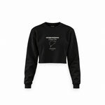 German Grand Prix – Nürburgring Grand Prix Crop Sweatshirt — Siyah — Ön baskı