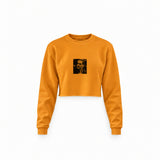 Vito Corleone Crop Sweatshirt — Turuncu — Ön baskı