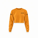 Sons Of Anarchy: Girl of Mayhem Crop Sweatshirt — Turuncu — Ön baskı