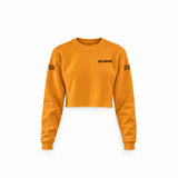 Sons Of Anarchy: Girl of Mayhem Crop Sweatshirt — Turuncu — Ön baskı