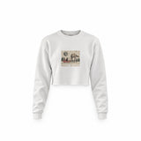 Star Wars Merry Sithmas Vintage Crop Sweatshirt — Beyaz — Ön baskı