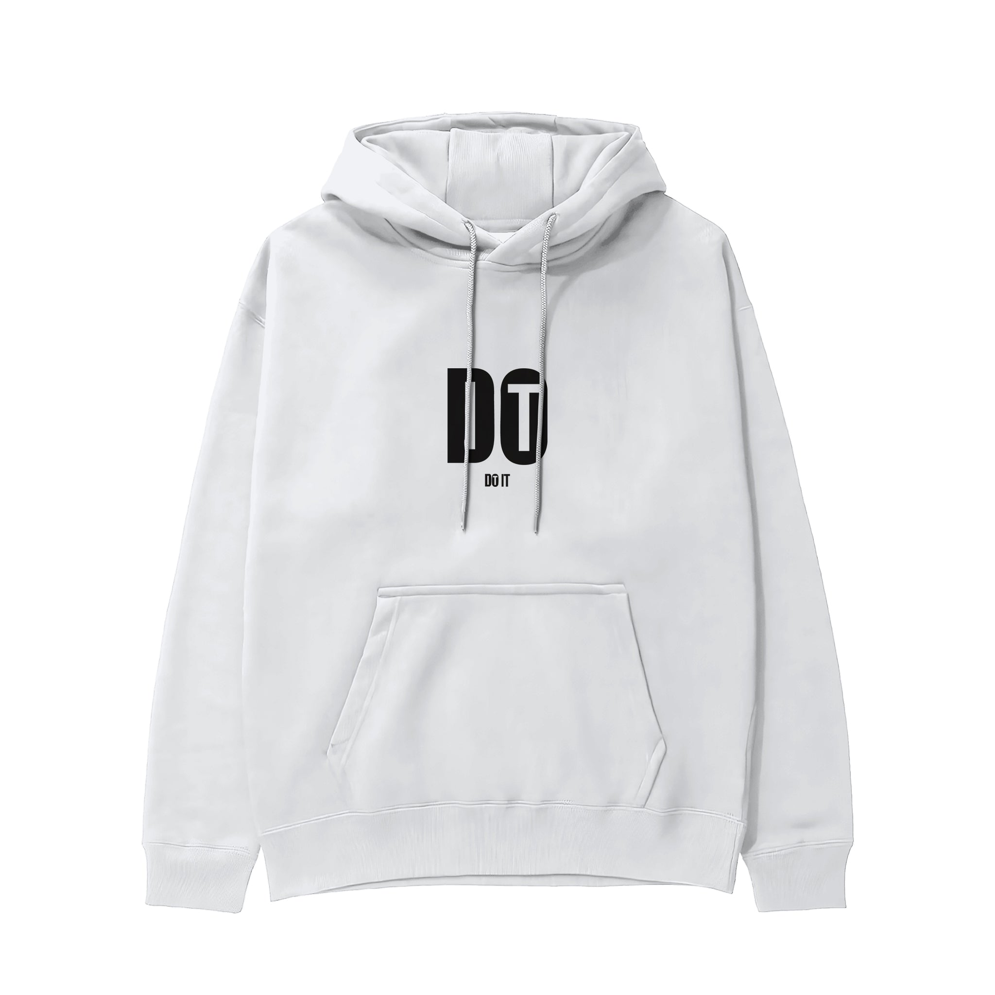 DO IT Hoodie - Beyaz - ön görünüm