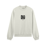 DO IT Oversize Sweatshirt - Beyaz - ön görünüm