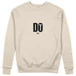 DO IT Sweatshirt - Bej - ön görünüm