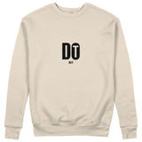 DO IT Sweatshirt - Bej - ön görünüm