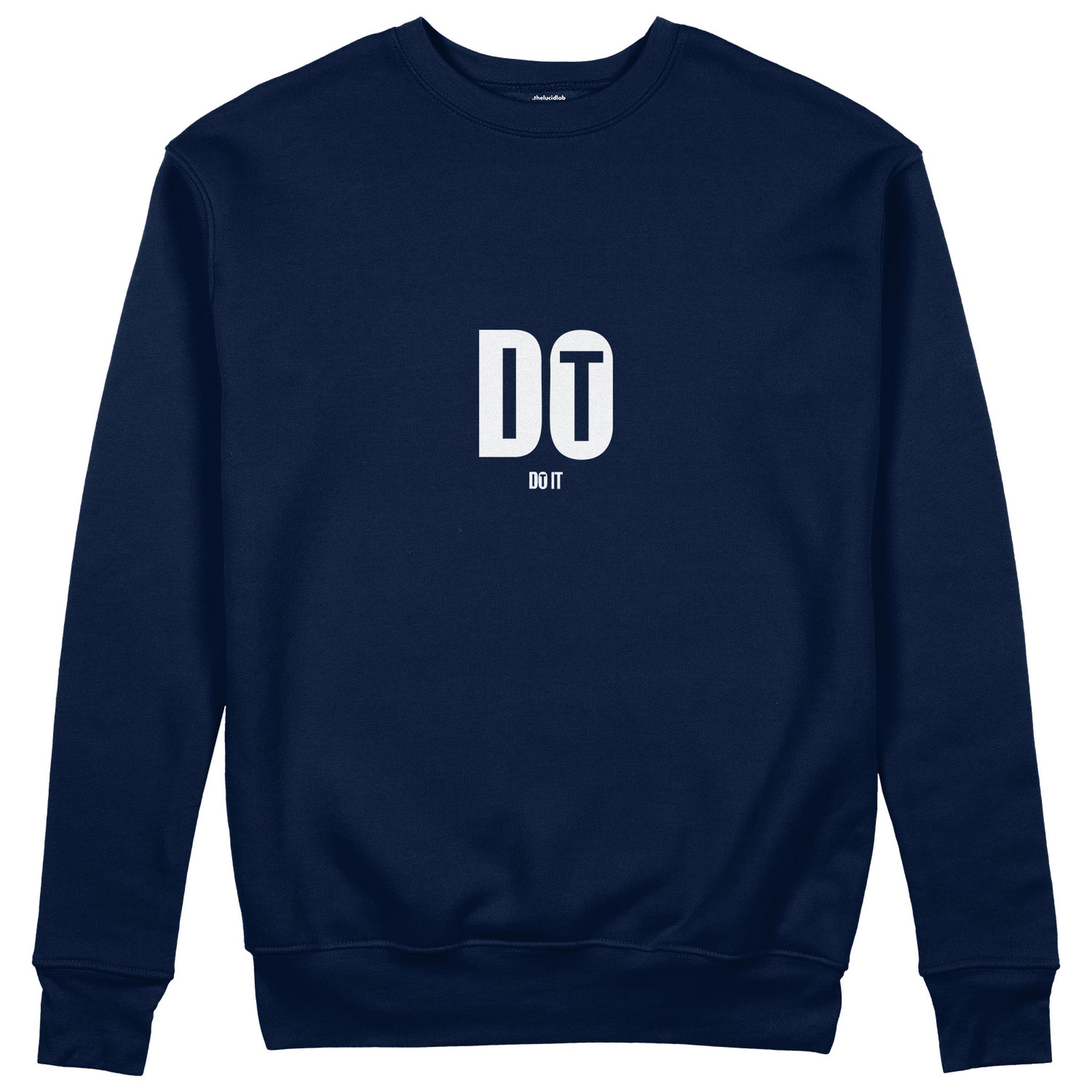DO IT Sweatshirt - Lacivert - ön görünüm