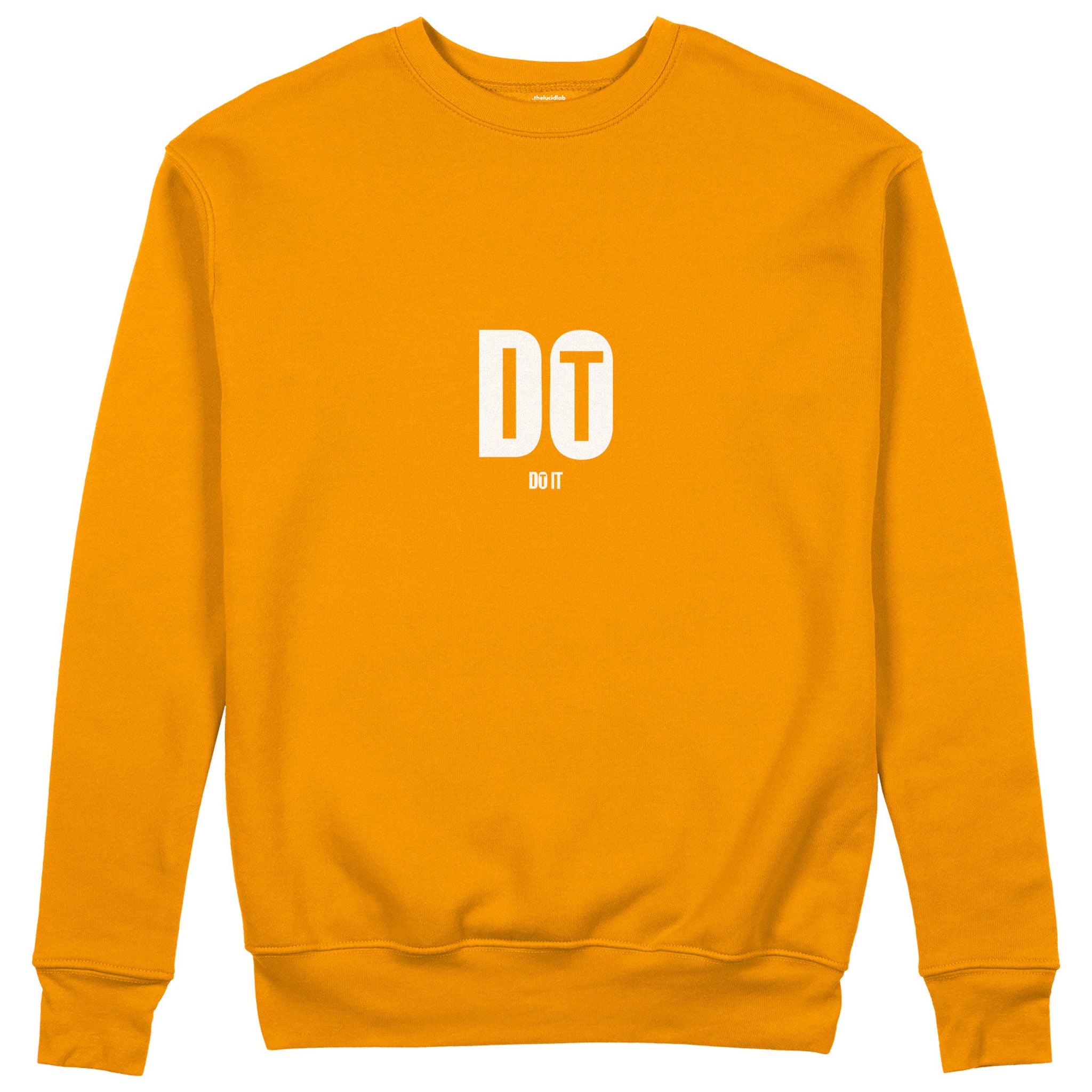 DO IT Sweatshirt - Turuncu - ön görünüm