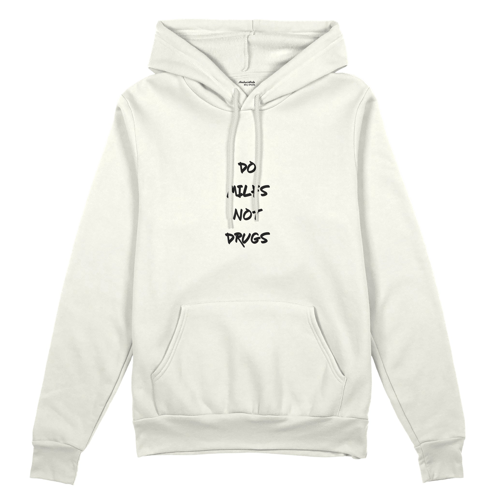 Do MILFs Oversize Hoodie - Beyaz - ön görünüm