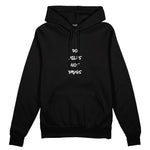 Do MILFs Oversize Hoodie - Siyah - ön görünüm