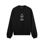 Do MILFs Oversize Sweatshirt - Siyah - ön görünüm