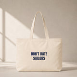 Don't Date Sailors Club Tote Bag – ön görünüm