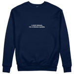 Drama Queen Sweatshirt - Lacivert - ön görünüm