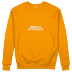 Dramatic Overthinker Sweatshirt - Turuncu - ön görünüm
