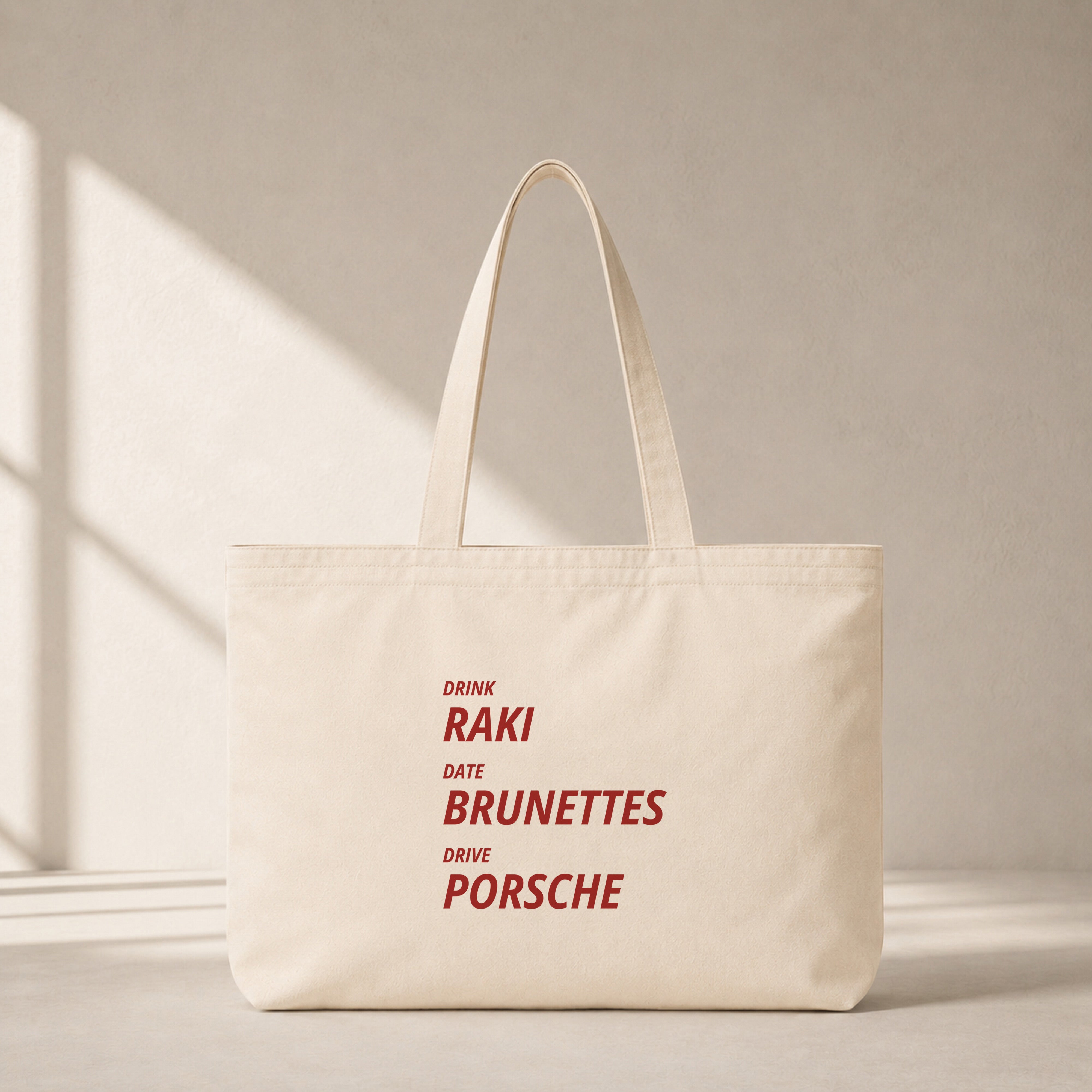 Drink Date Drive Club Tote Bag – ön görünüm