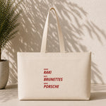Drink Date Drive Weekend Tote Bag – ön görünüm