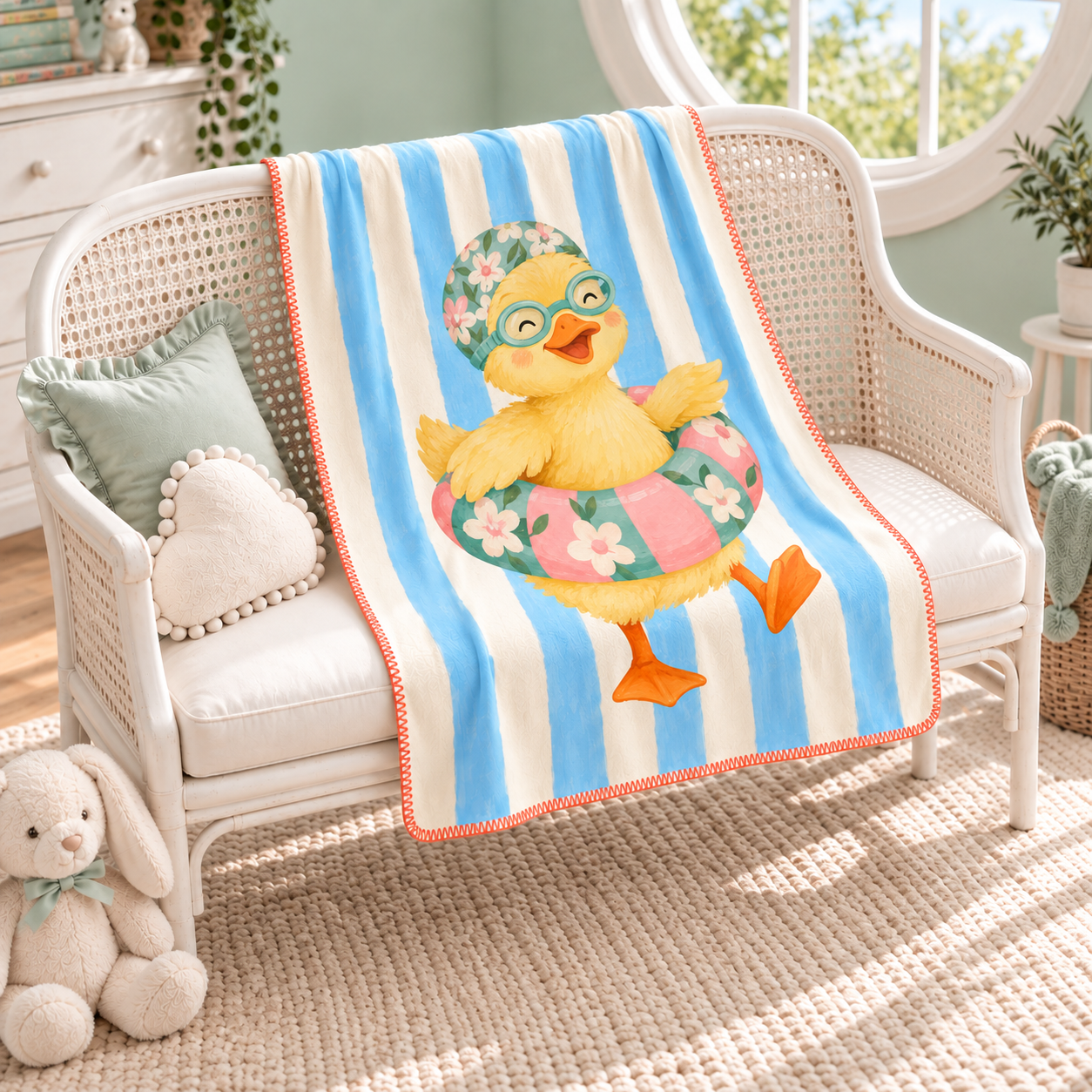 Duck Days Polar Bebek Battaniyesi — Çapraz görünüm