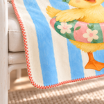 Duck Days Polar Bebek Battaniyesi — Kenar ve dikiş detayı