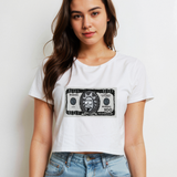 Morty Dollar Crop Tişört
