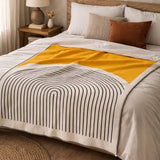 Yellow Art Polar TV Blanket
