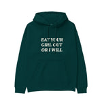 Eat Your Girl Out Hoodie - Koyu Yeşil - ön görünüm