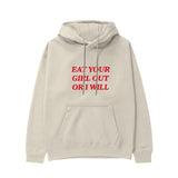 Eat Your Girl Out Hoodie - Krem - ön görünüm