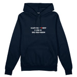 Eating Pussy Cures Depression Oversize Hoodie - Lacivert - ön görünüm