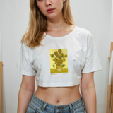 Sunflowers Crop Tişört