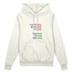End And King Oversize Hoodie — Beyaz — Ön görünüm