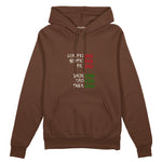 End And King Oversize Hoodie — Kahverengi — Ön görünüm