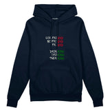 End And King Oversize Hoodie — Lacivert — Ön görünüm