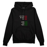 End And King Oversize Hoodie — Siyah — Ön görünüm