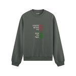 End And King Oversize Sweatshirt — Antrasit — Ön görünüm