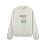 End And King Oversize Sweatshirt — Beyaz — Ön görünüm