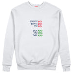 End And King Sweatshirt — Beyaz — Ön görünüm