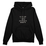 Everything I Love Oversize Hoodie - Siyah - ön görünüm