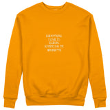 Everything I Love Sweatshirt - Turuncu - ön görünüm