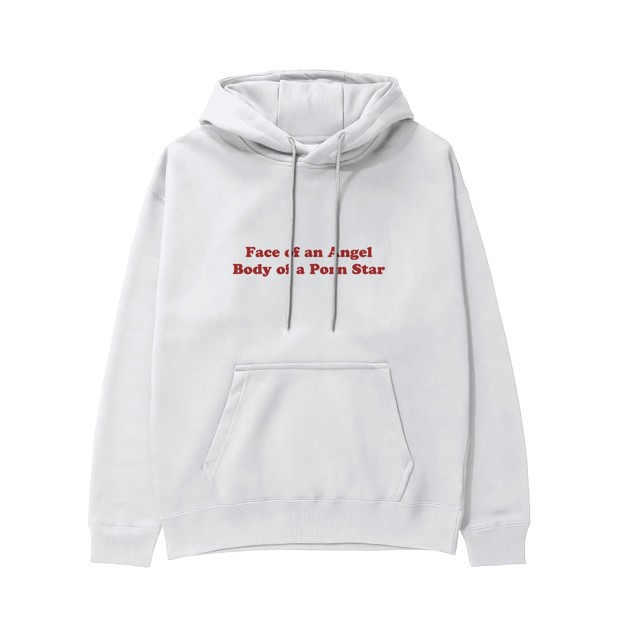 Face & Body Hoodie - Beyaz - ön görünüm