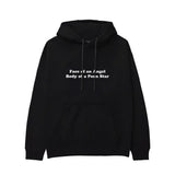 Face & Body Hoodie - Siyah - ön görünüm