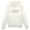 Face & Body Oversize Hoodie - Beyaz - ön görünüm