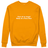 Face & Body Sweatshirt - Turuncu - ön görünüm