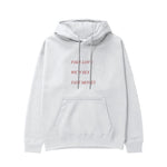 Fake Love Rich Sex Fast Money Hoodie - Beyaz - ön görünüm