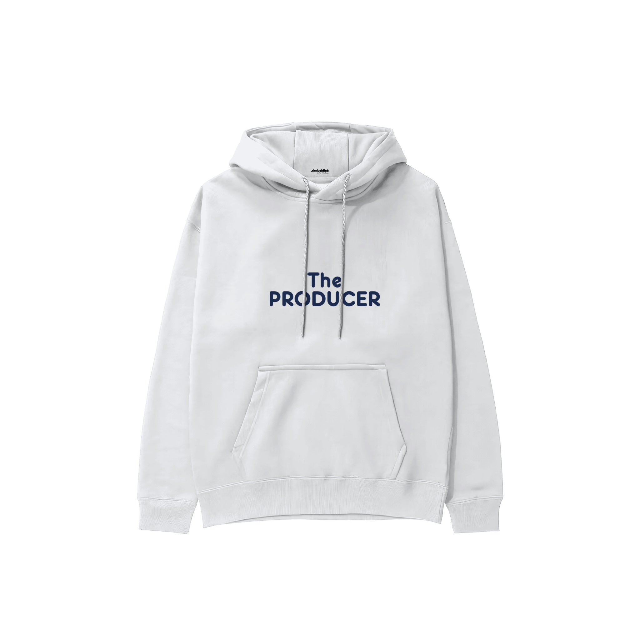 The Producer Hoodie — Beyaz — ön görünüm