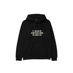 I Make Awesome Babies Hoodie — Siyah — ön görünüm