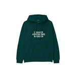 I Make Awesome Babies Hoodie — Koyu Yeşil — ön görünüm