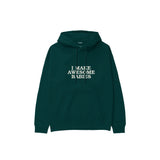 I Make Awesome Babies Hoodie — Koyu Yeşil — ön görünüm